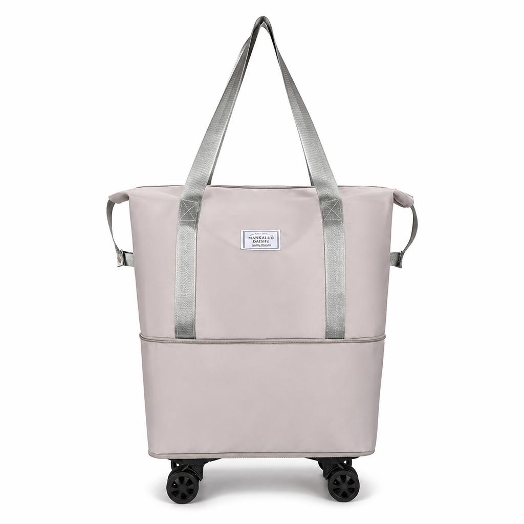 Gray two-layer model, built-in wet and dry separation bag, removable silent universal 4 wheels