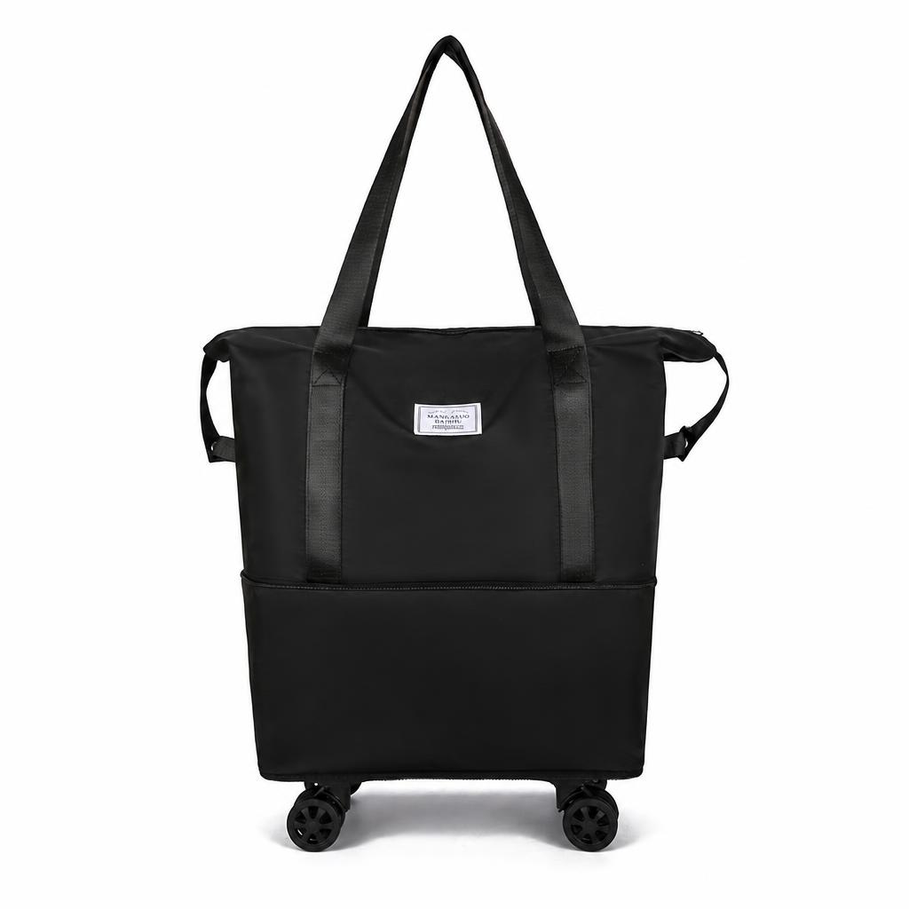Black two-layer model, built-in wet and dry separation bag, removable silent universal 4 wheels