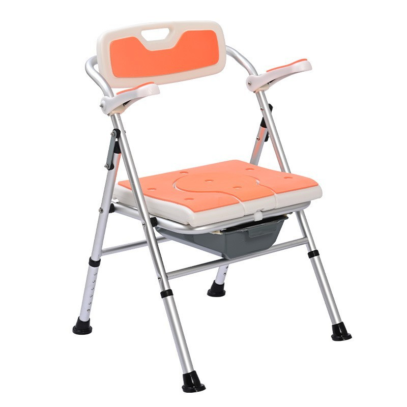 bath chair with commode bucket