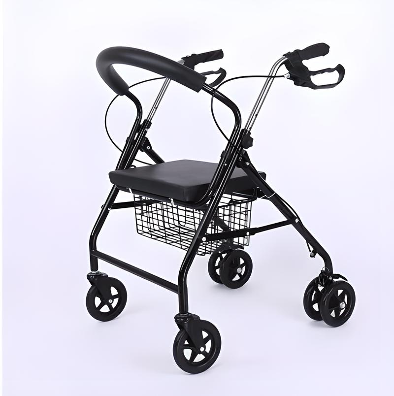 Six wheels black   metal frame