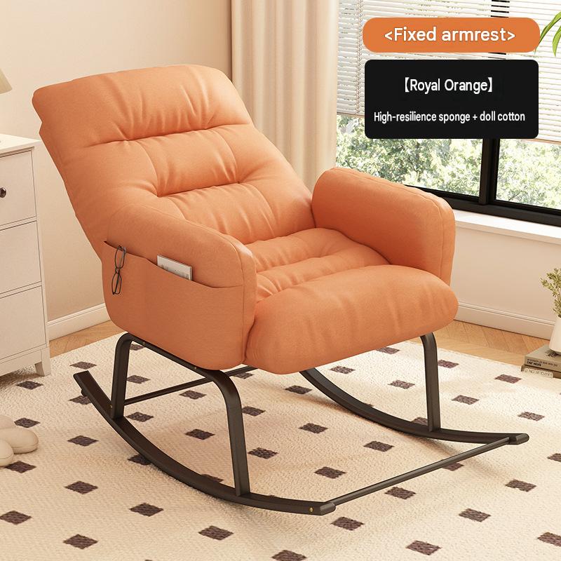 [Scratch-Resistant Fabric] imperial concubine orange   no leg support (fixed armrest)
