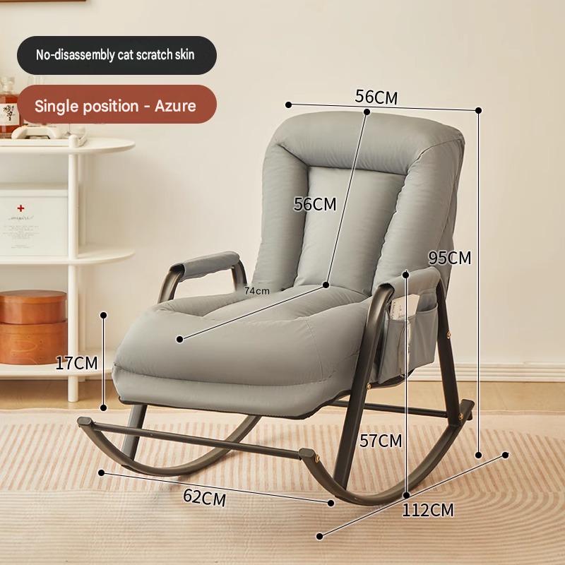 Sky blue Scratch-Resistant Fabric single