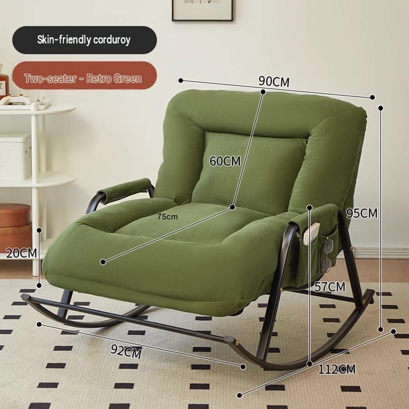 retro green corduroy double