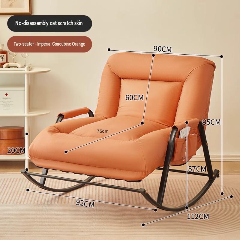 orange Scratch-Resistant Fabric double