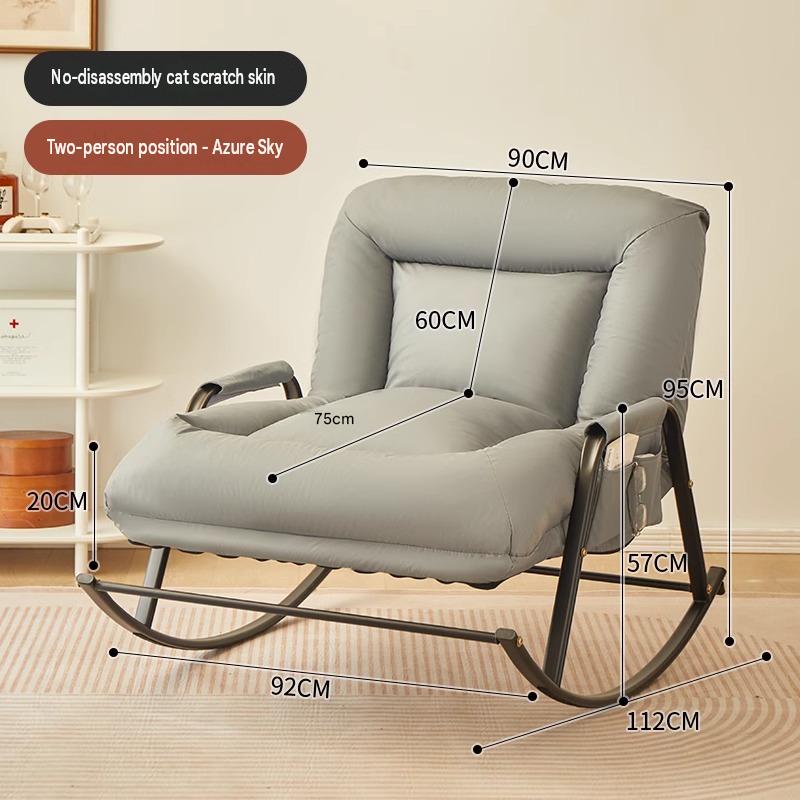 Sky blue Scratch-Resistant Fabric double