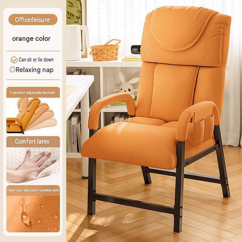Orange   with side pockets [comfortable latex]