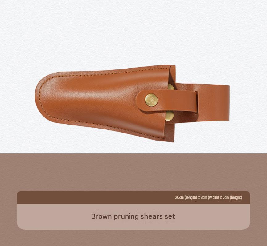 Brown pruning shears set