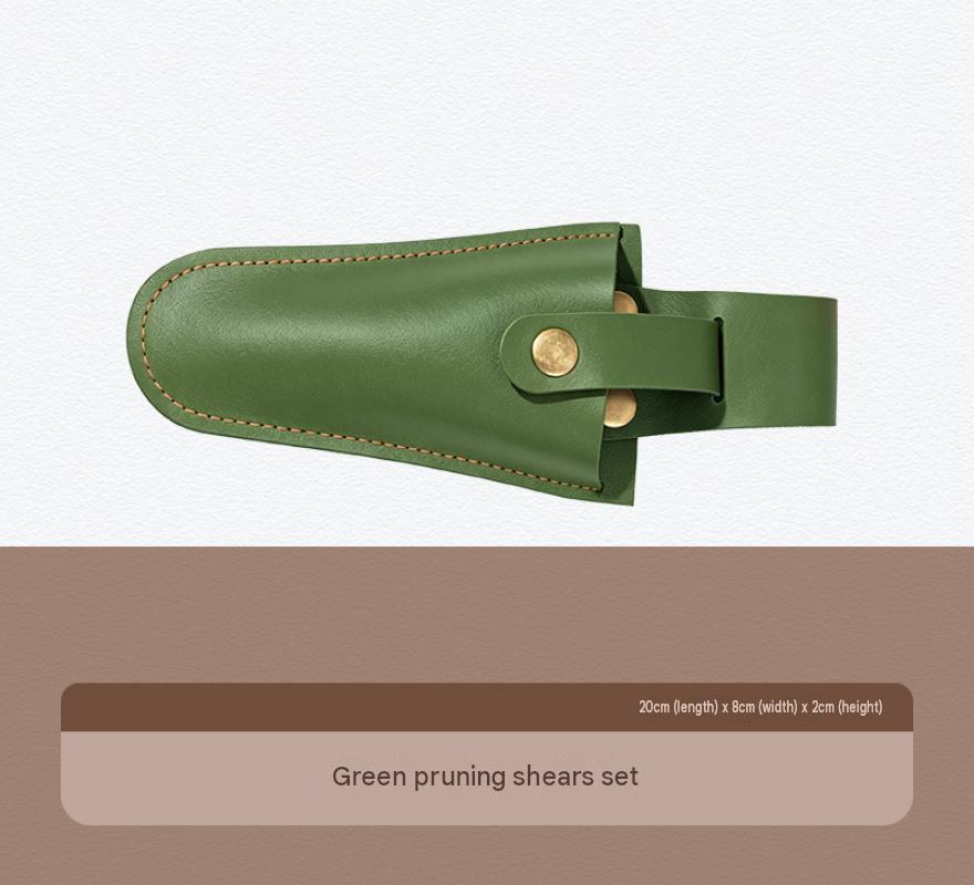 Green pruning shears set