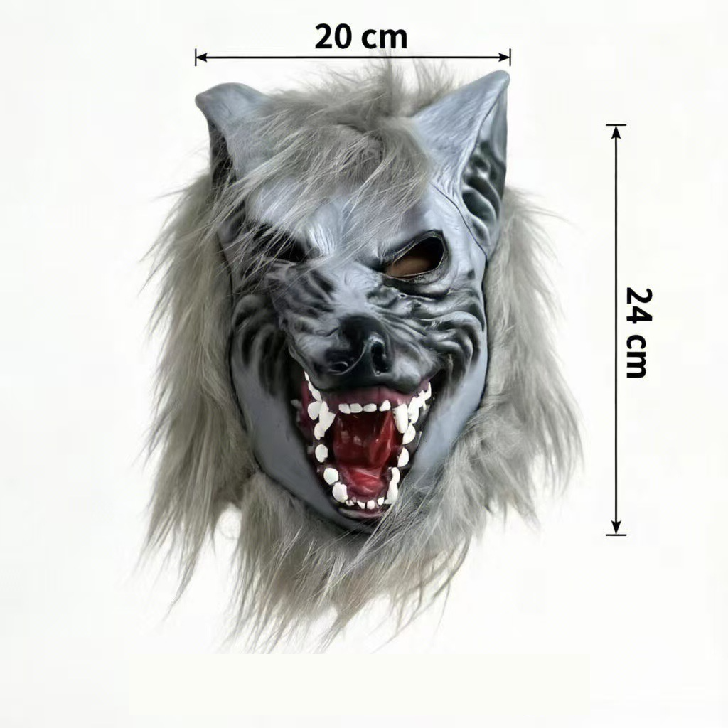 Silver wolf head