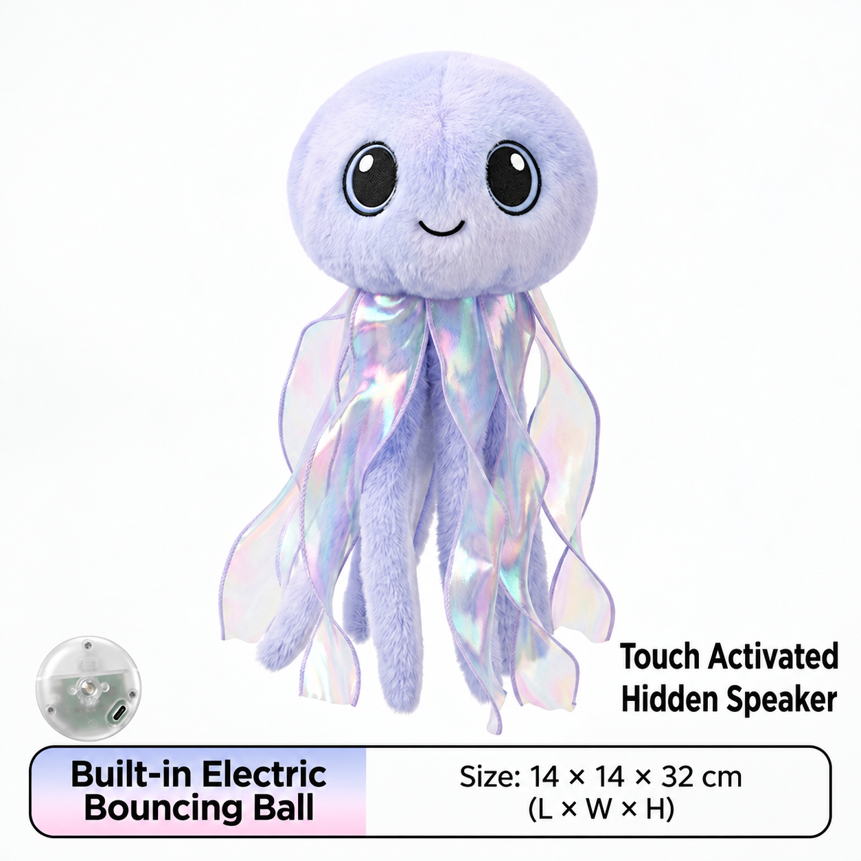 Jellyfish with jumping ball