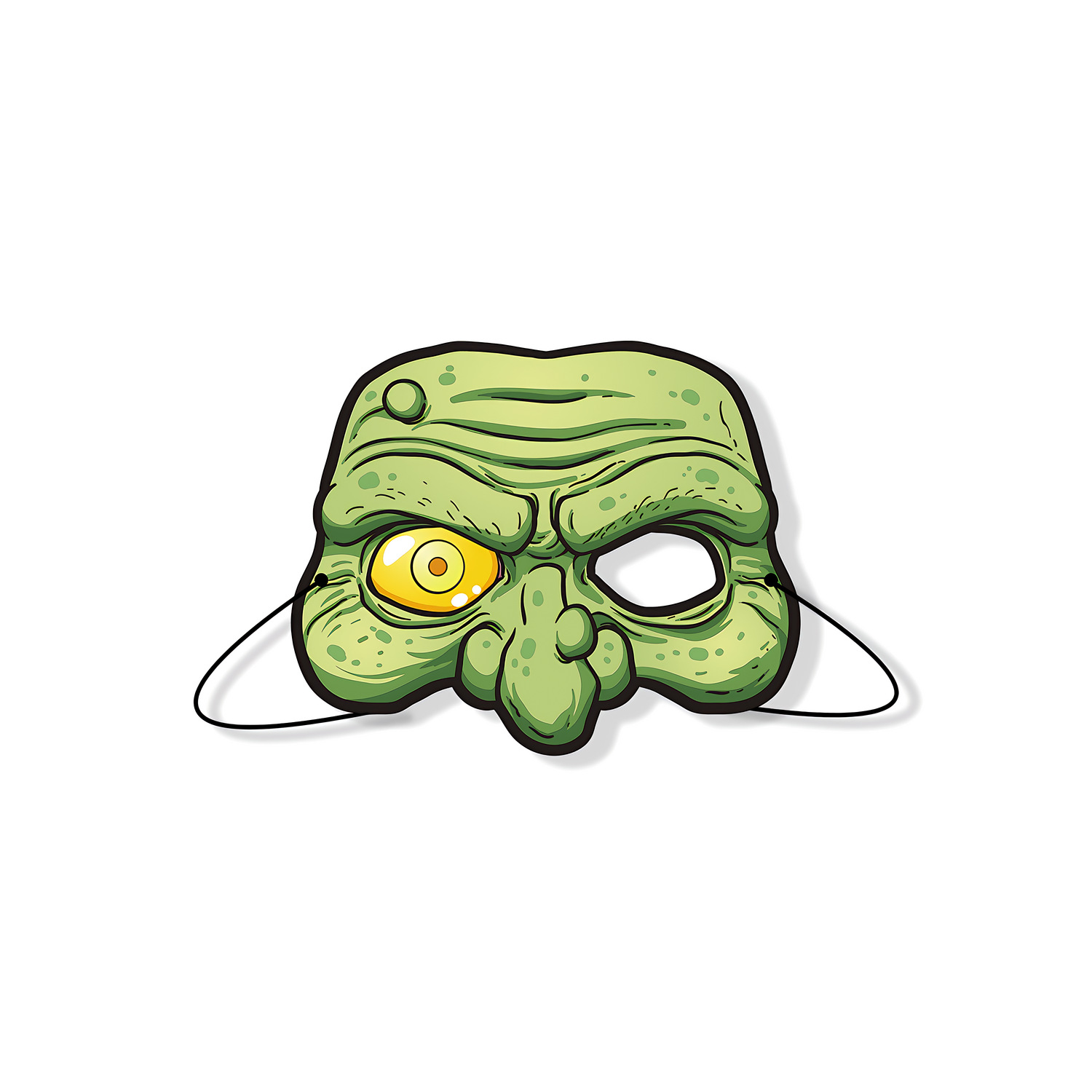 Halloween cardboard mask 03