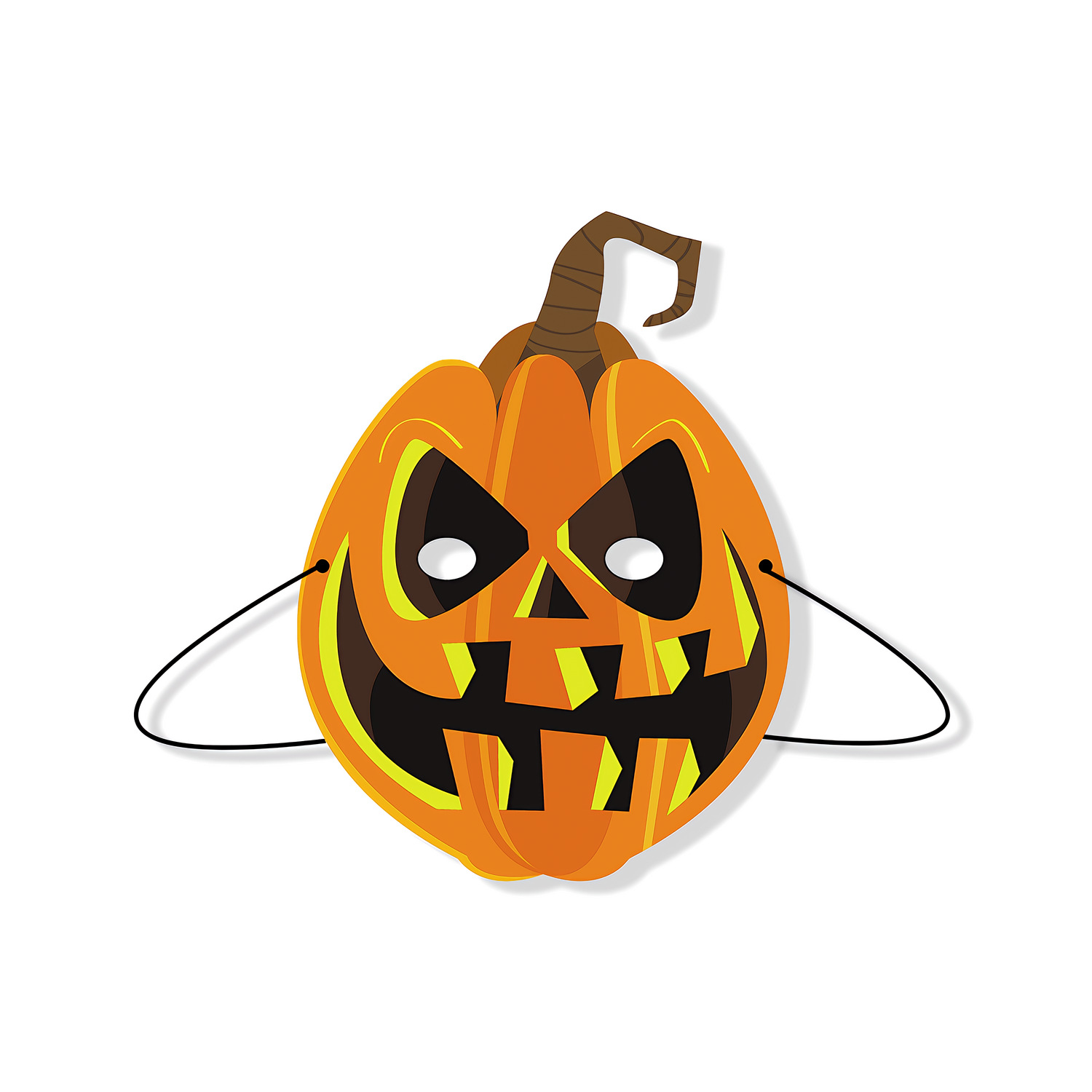 Halloween cardboard mask 08