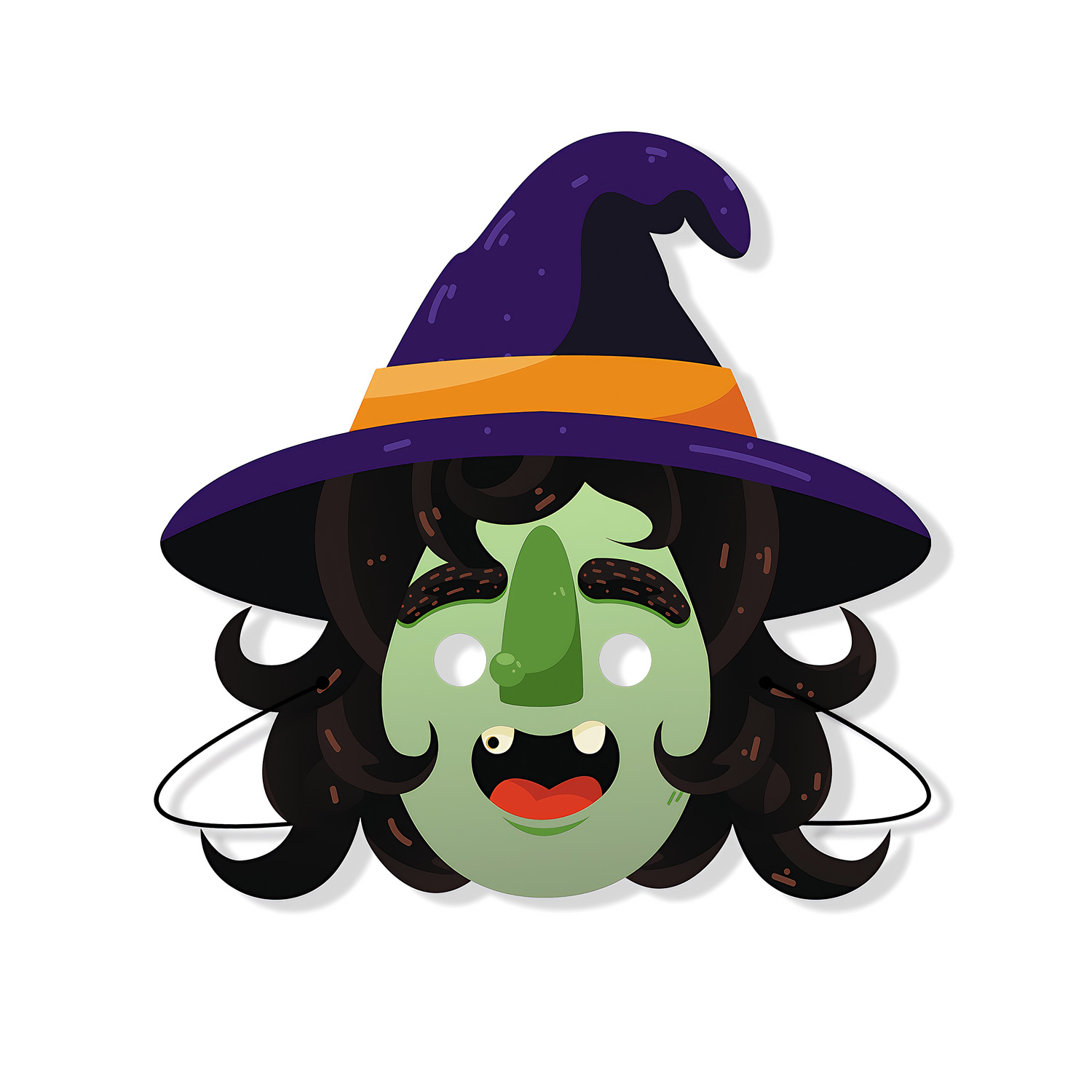 Halloween cardboard mask 10
