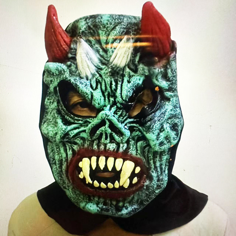 Red bull horned devil