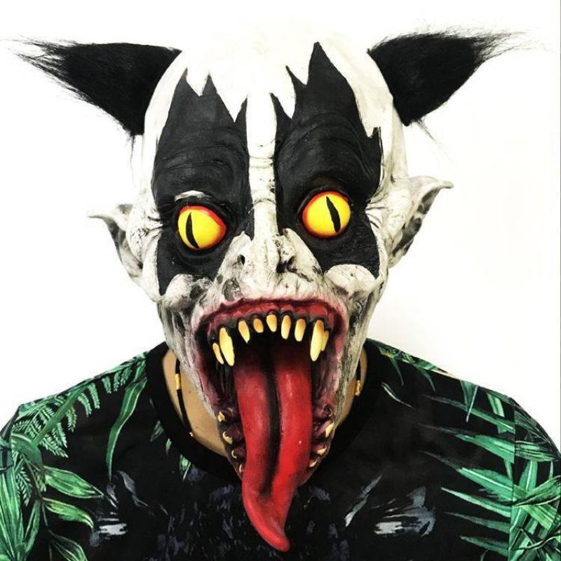 Bat blood tongue clown