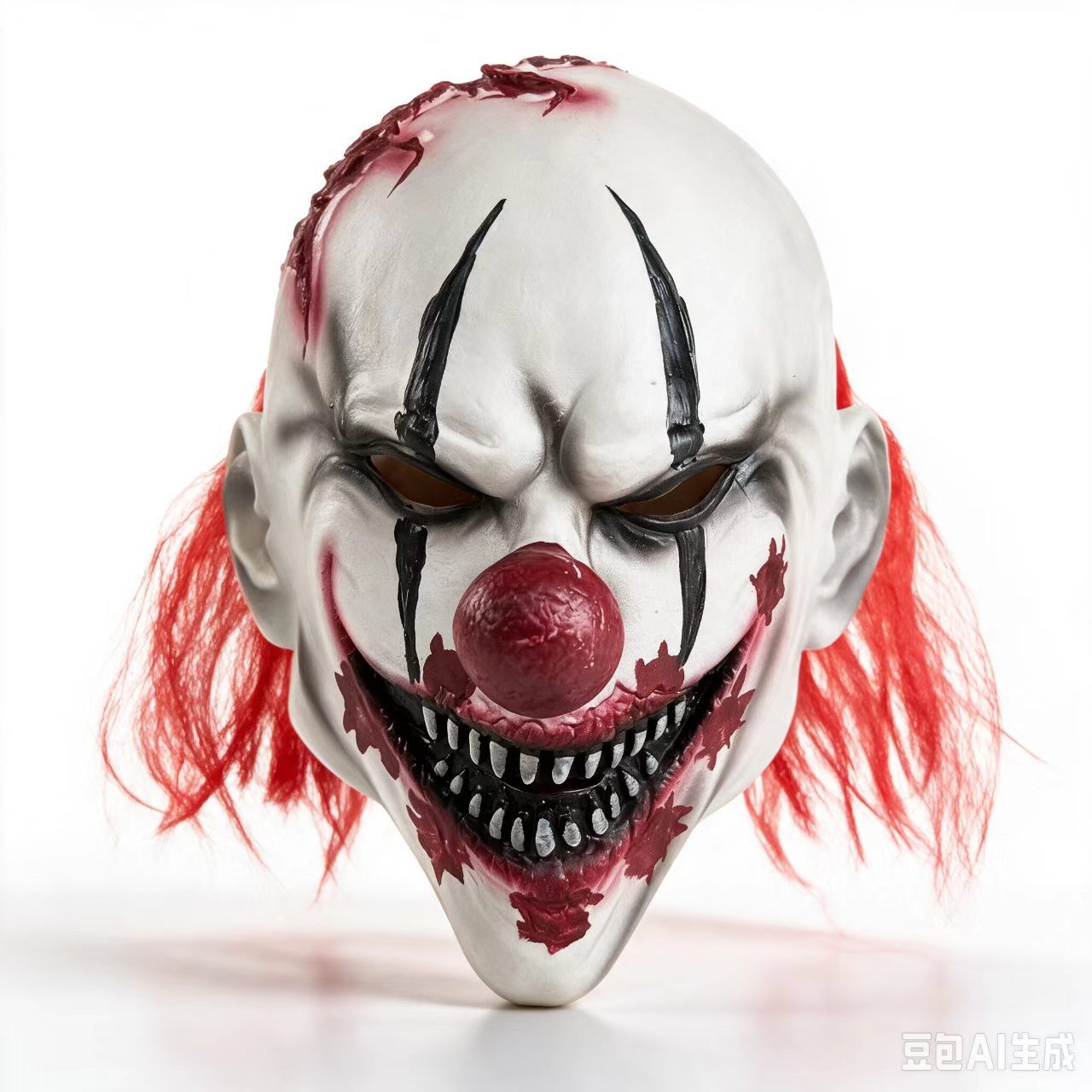 Red-haired evil clown