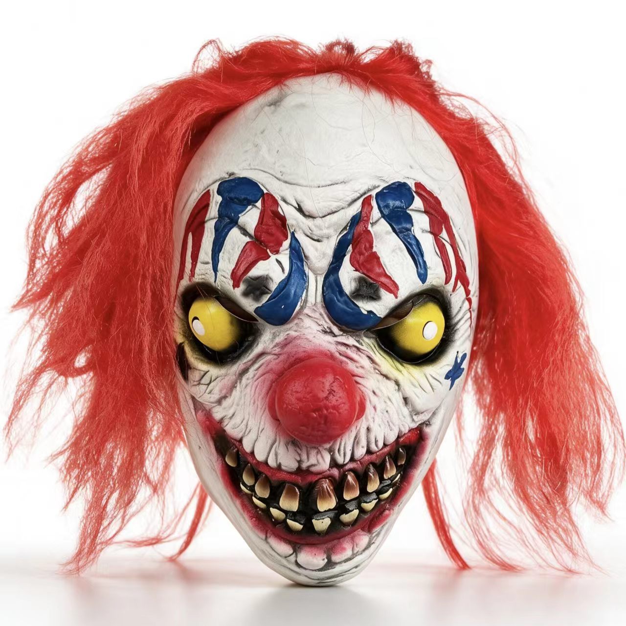 Red-eyed cute clown