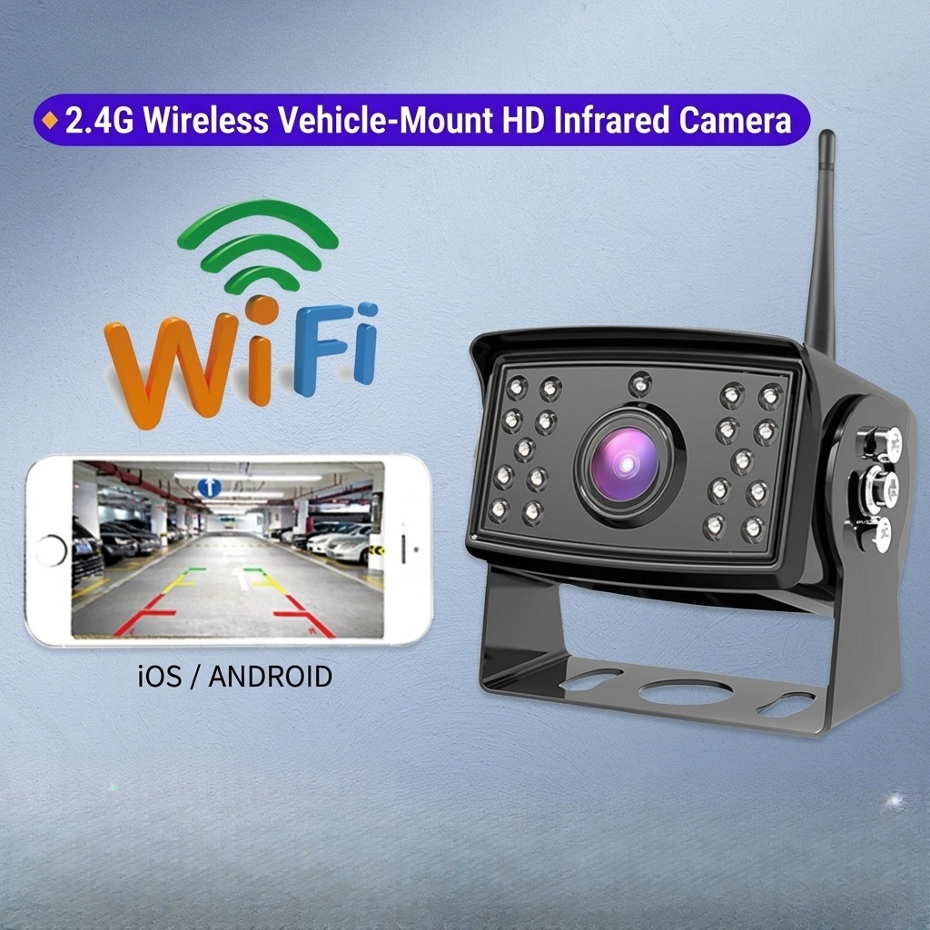 2.4g wireless car camera