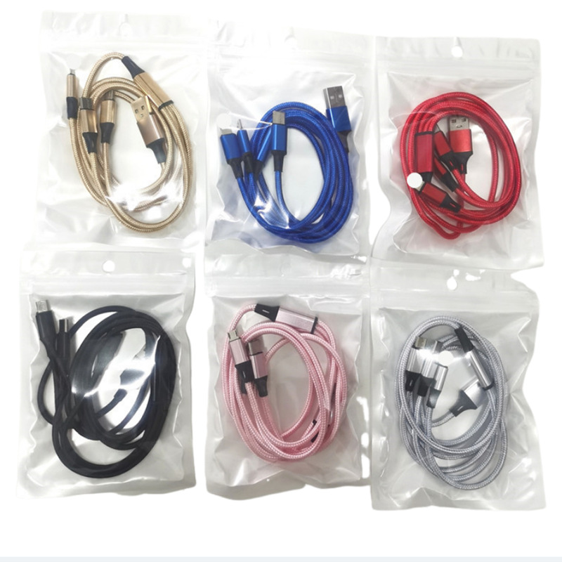 braided 3-in-1 cable (bagged)