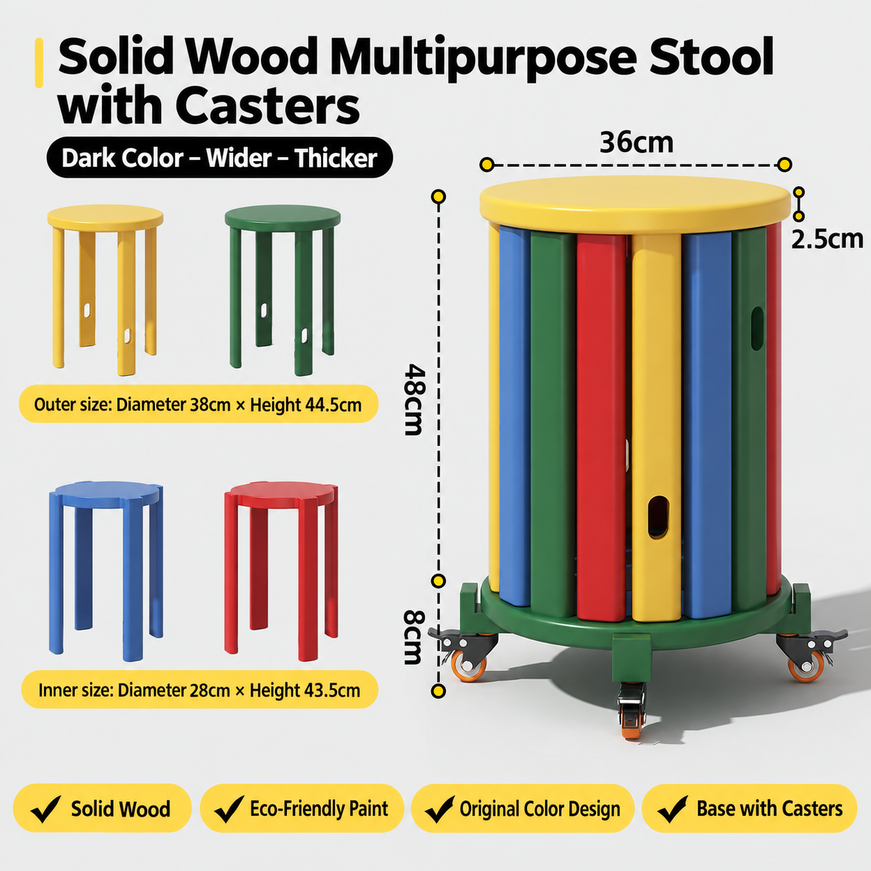 Pulley base deep color/2.5cm super thick [national inspection certified wood super load-bearing delivered upstairs free floor mat]