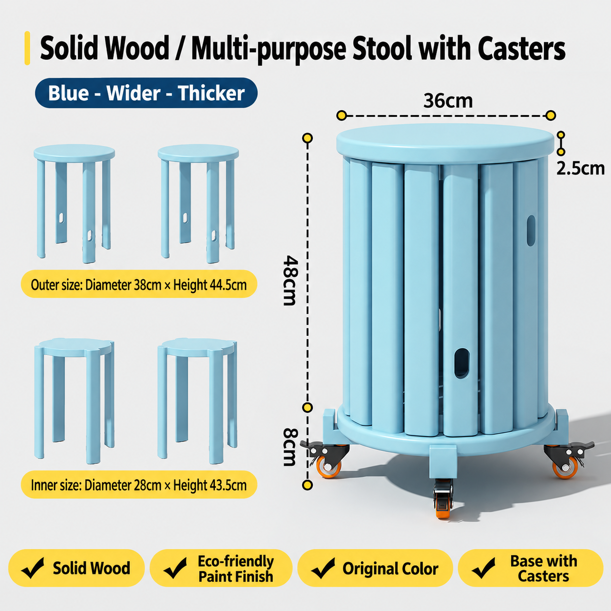 Pulley base light blue/2.5cm extra thick [national inspection certified wood super load-bearing delivered upstairs with floor mats]