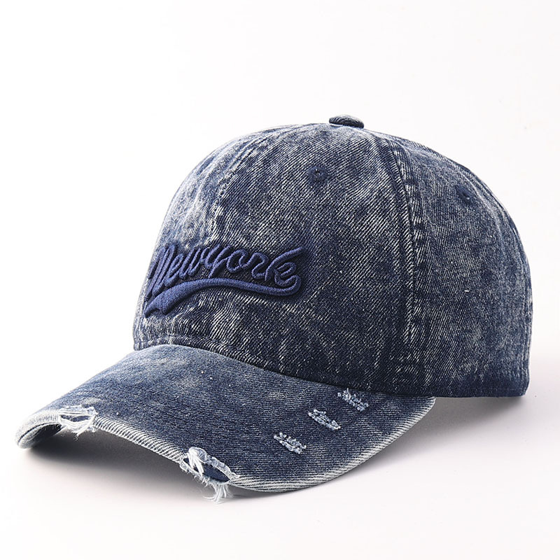 Washed denim newyork-dark blue