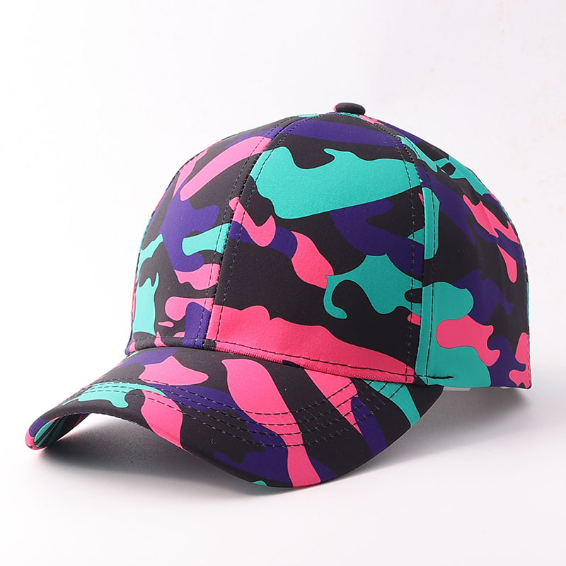Blue and pink camouflage