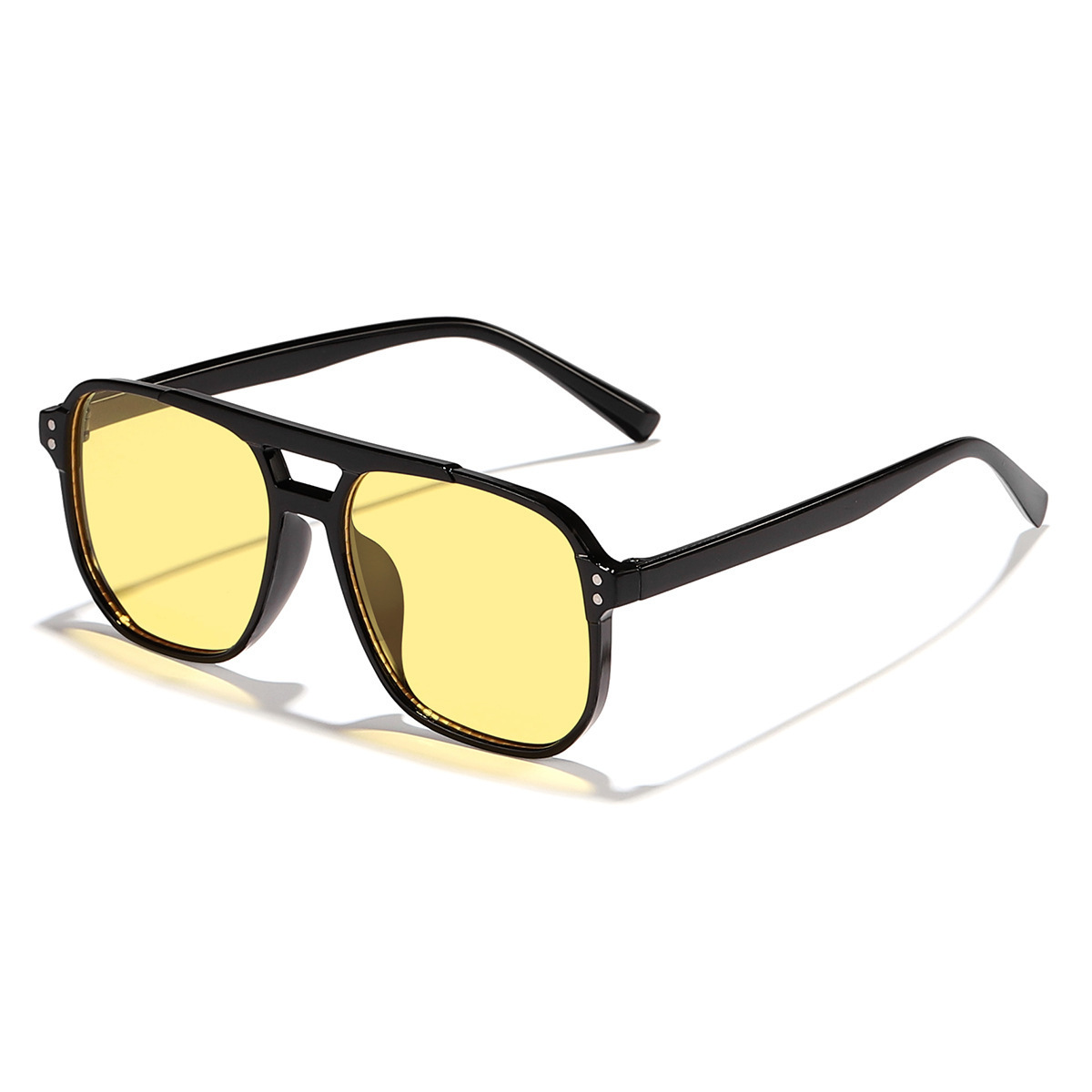 Black frame yellow film