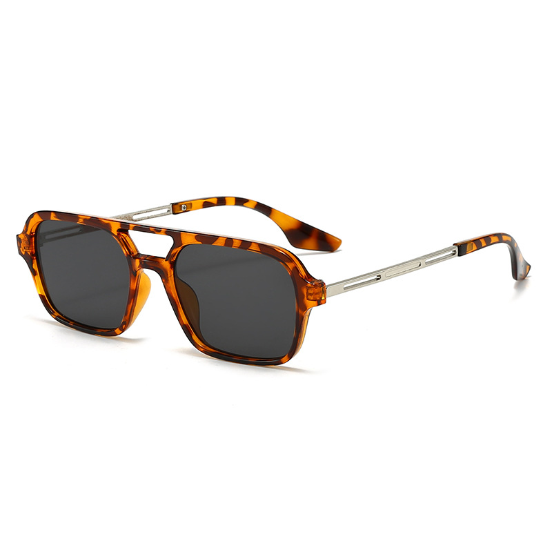 C9-bean flower silver frame-black and gray slices