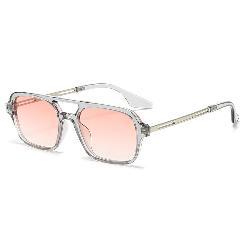 C12-transparent gray silver frame-gradient powder piece