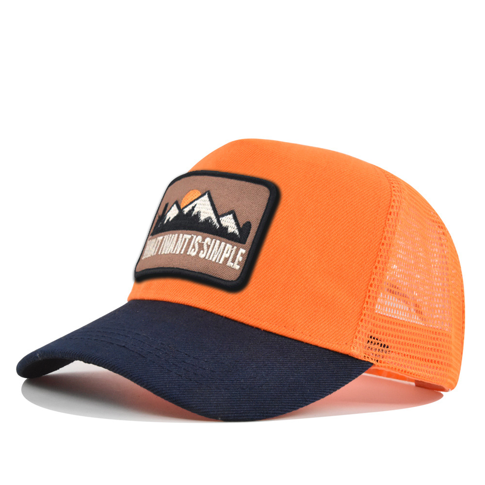 Cm667-12 navy blue and orange