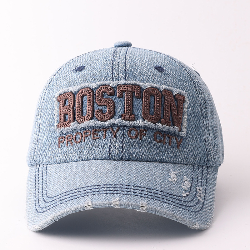 Boston patch-medium blue