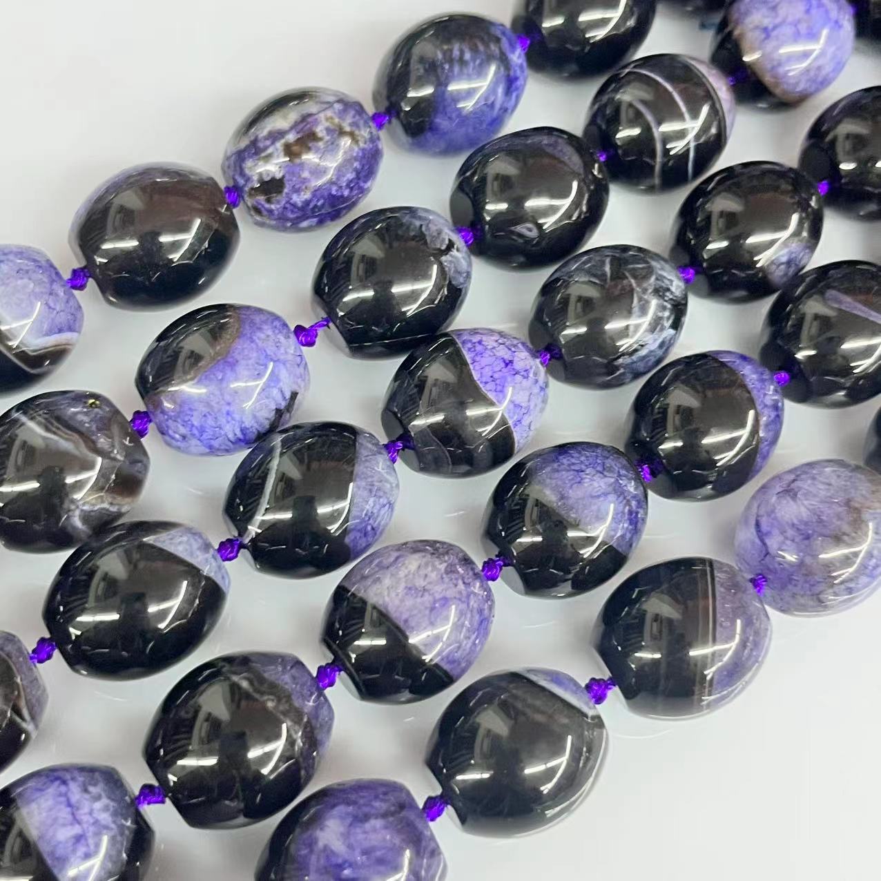 Black purple 18x20mm