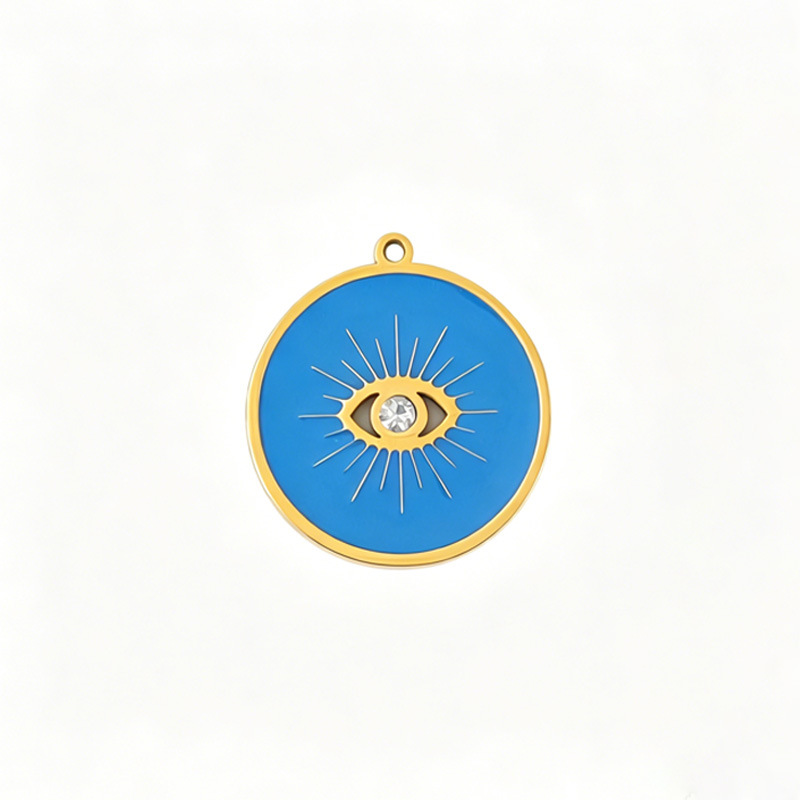 2:Devil s eye on blue background