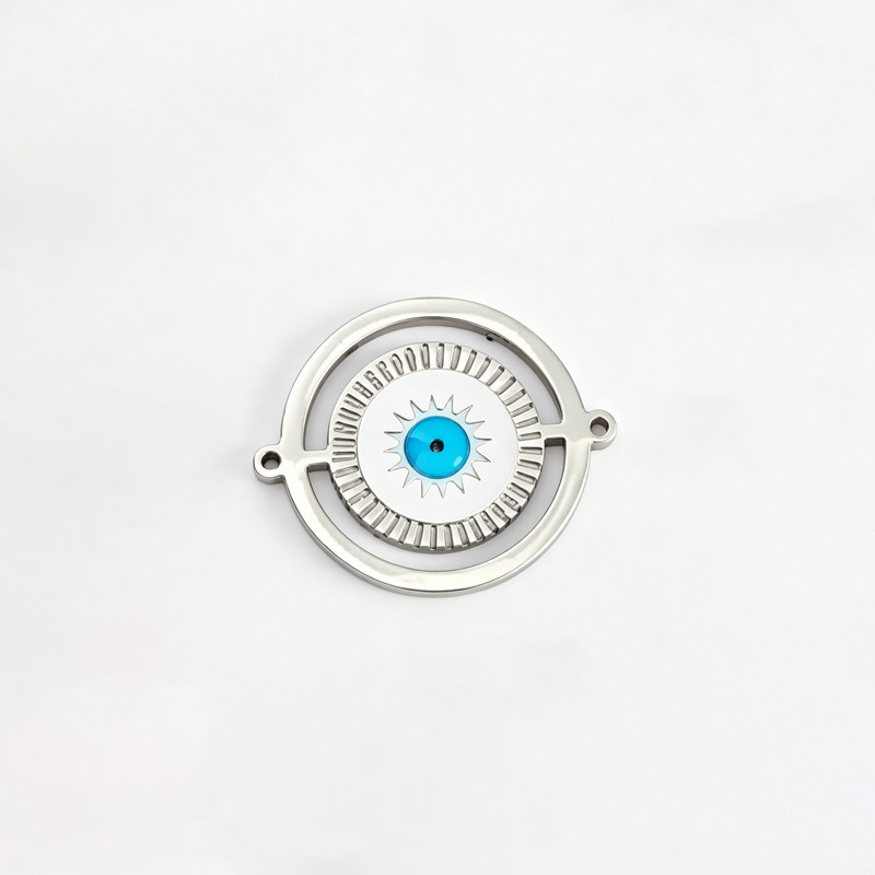 29:Steel colored radiating devil s eye