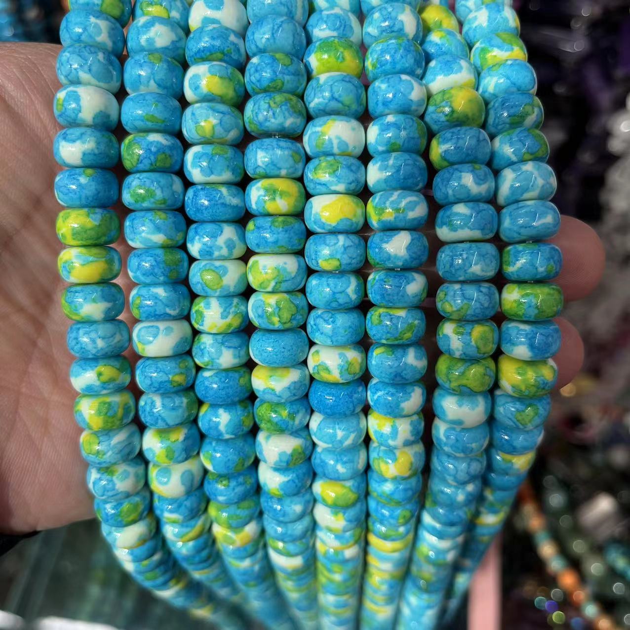 water blue 6x10mm