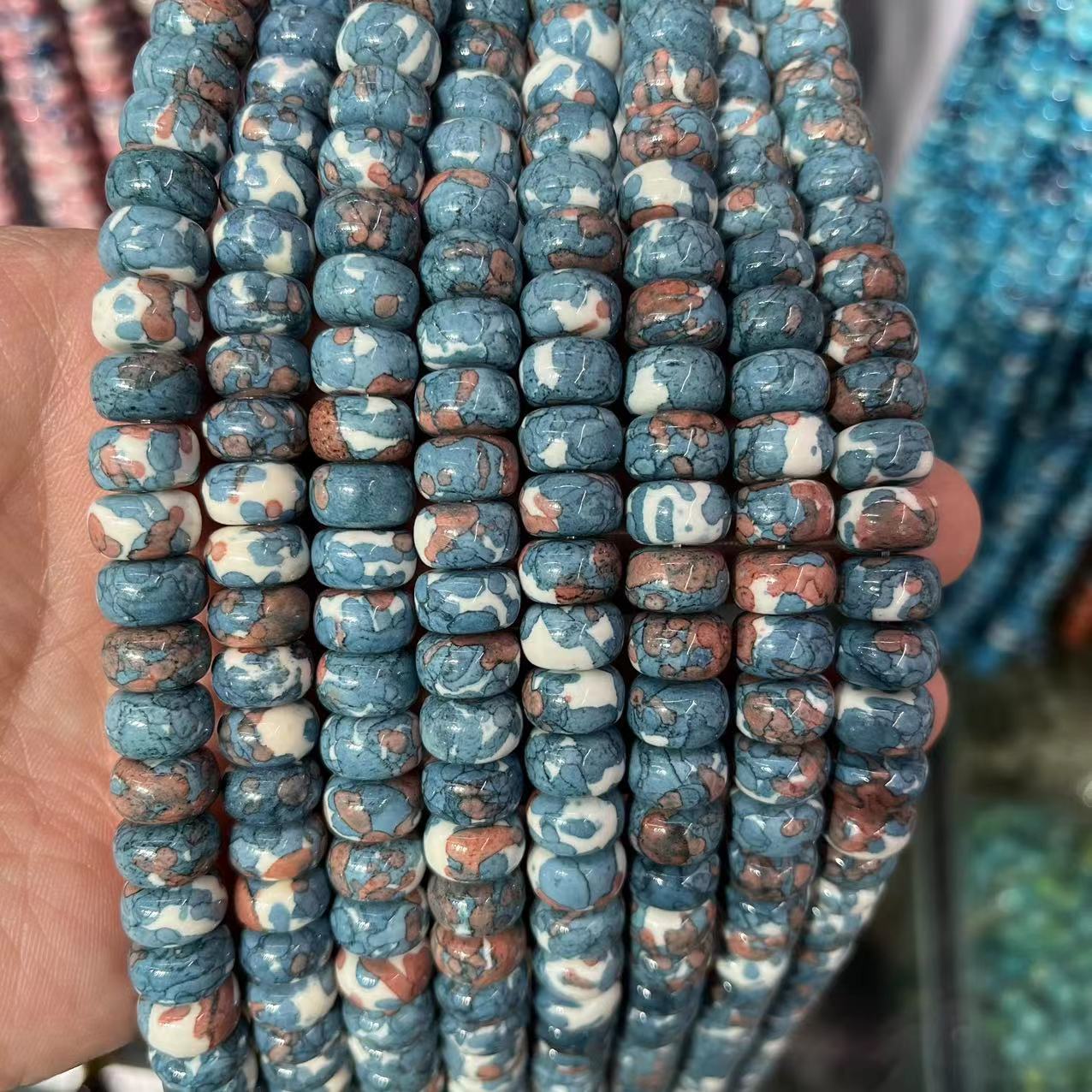 Dark blue 6x10mm