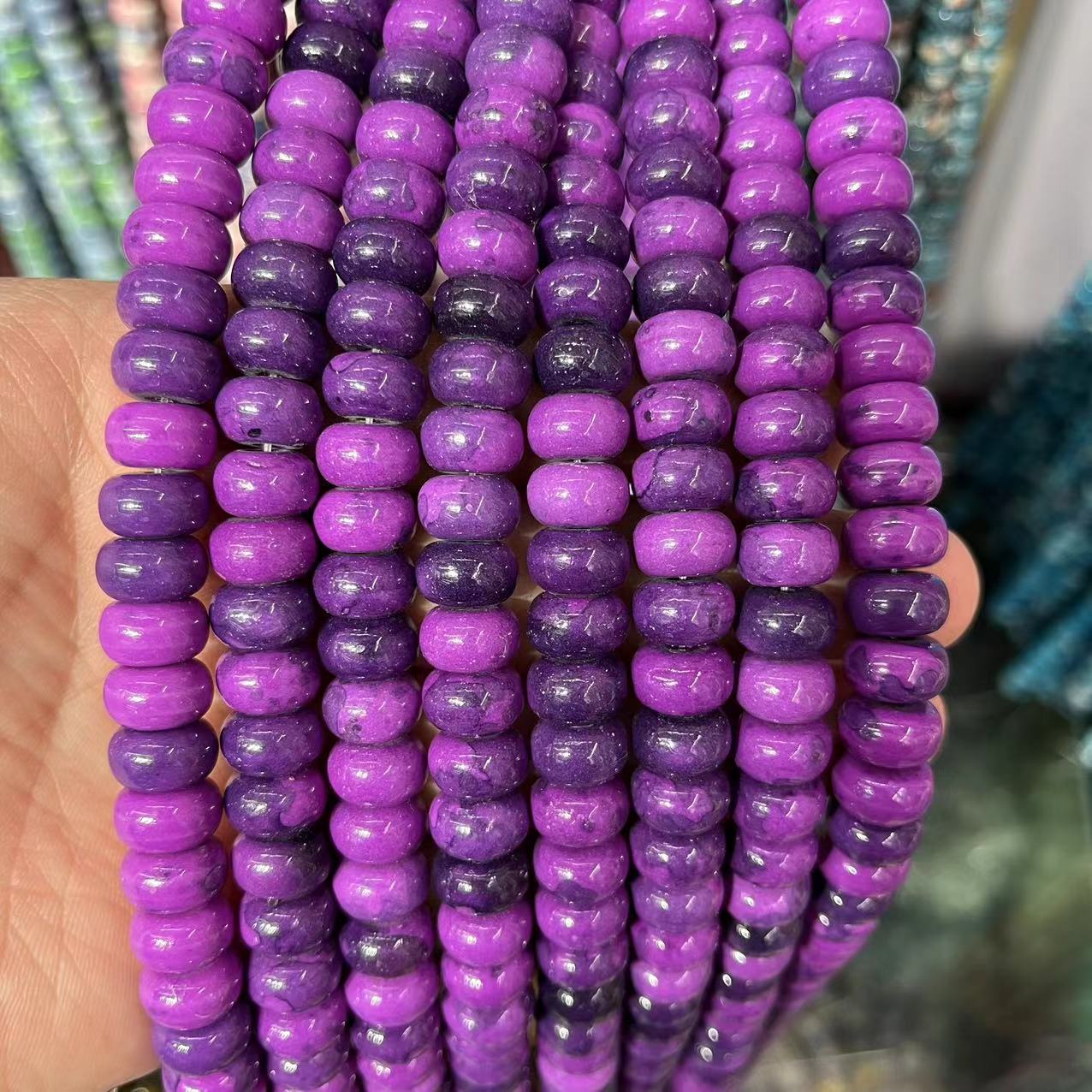Dark purple 6x10mm