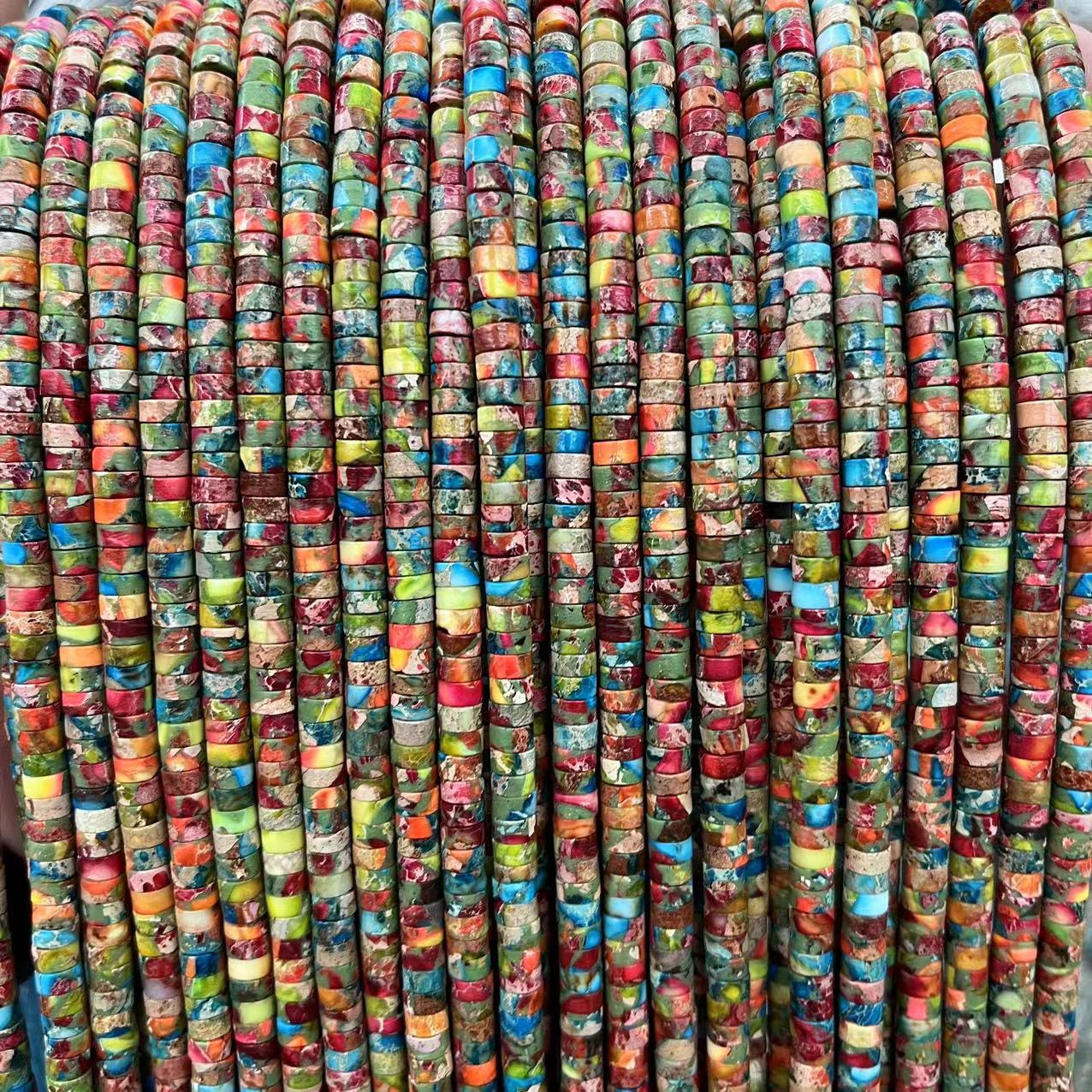 Five color emperor stone 2x4mm