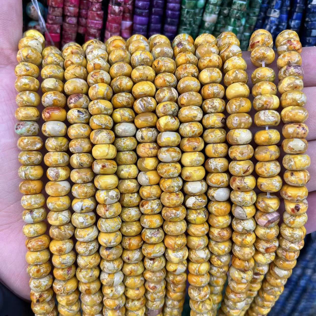 Yellow emperor stone 5x8mm