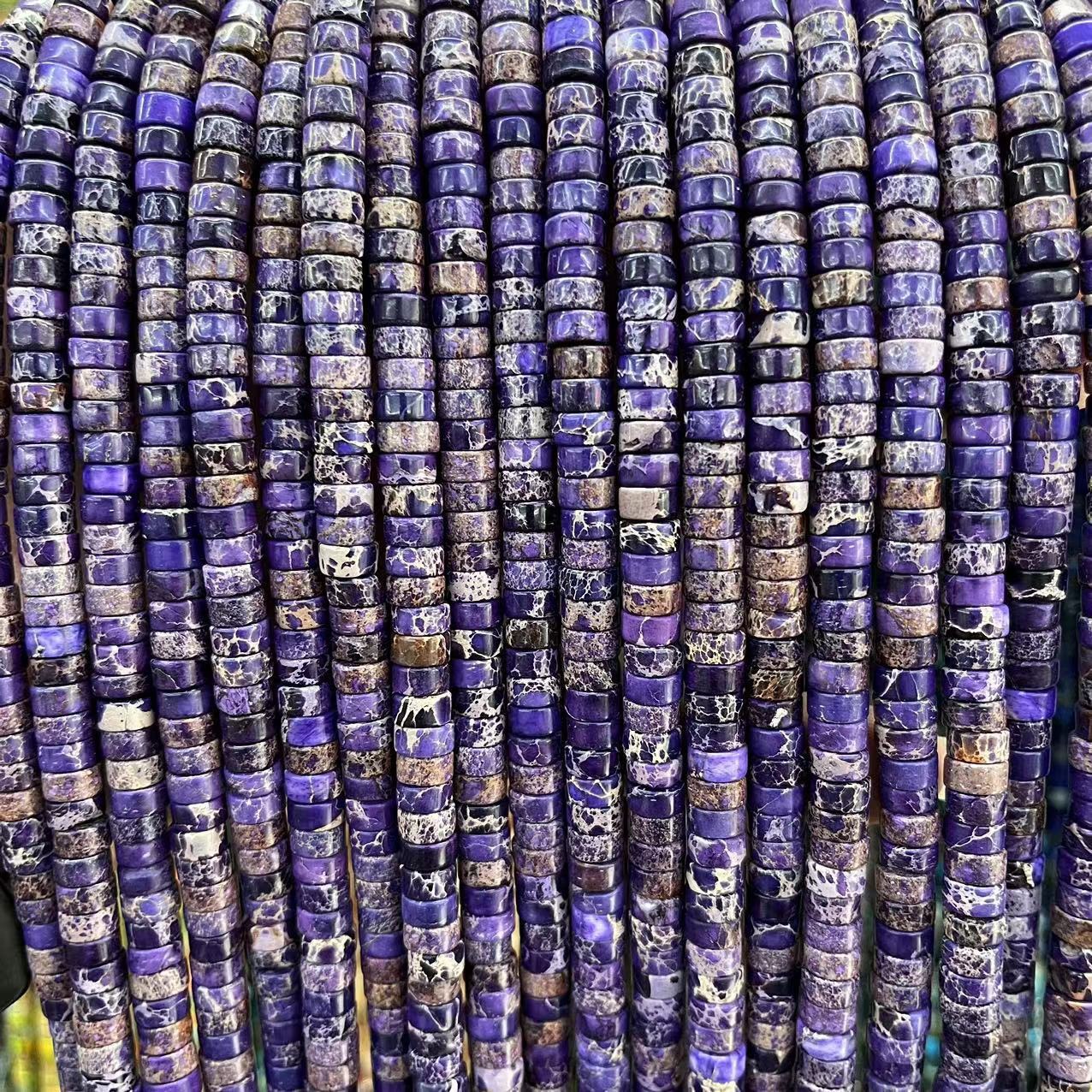 Purple emperor stone 3x6mm