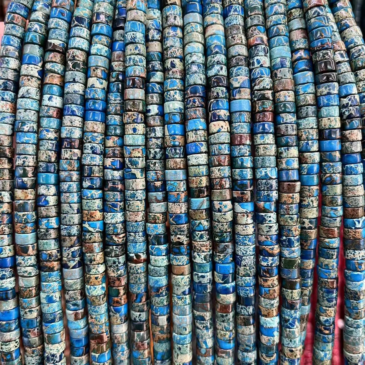 Blue emperor stone 3x6mm