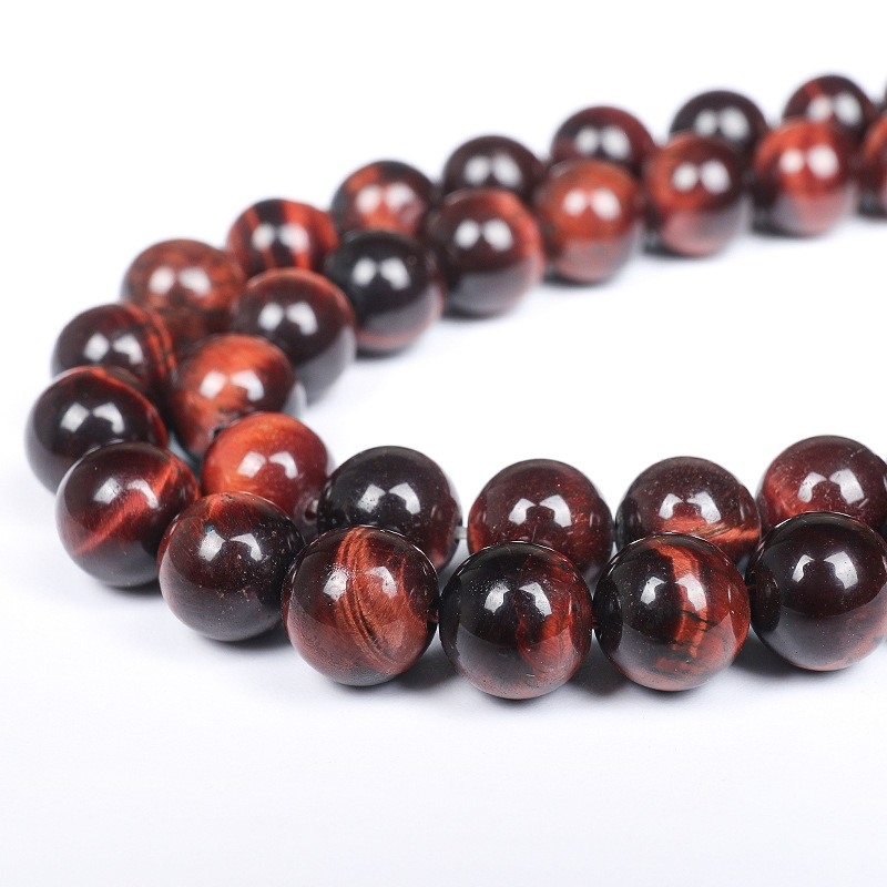 5a red tiger eye 6mm/62pcs