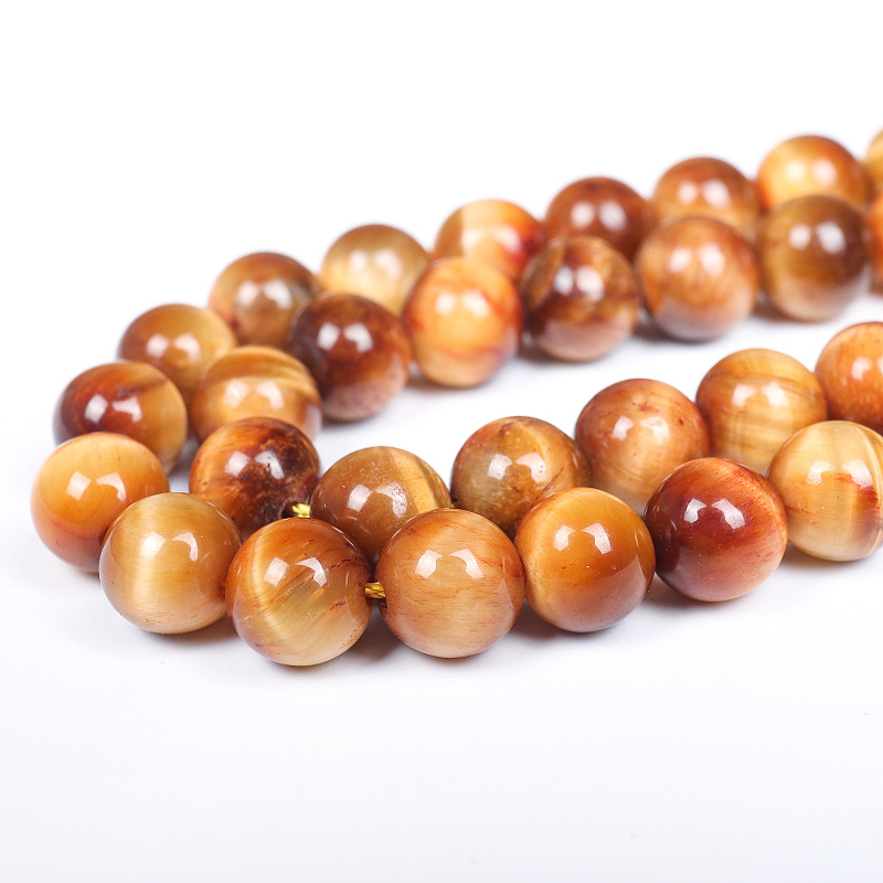 5a orange tiger eye 10mm/37pcs