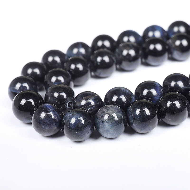 5a dark blue tiger eye 4mm/90pcs