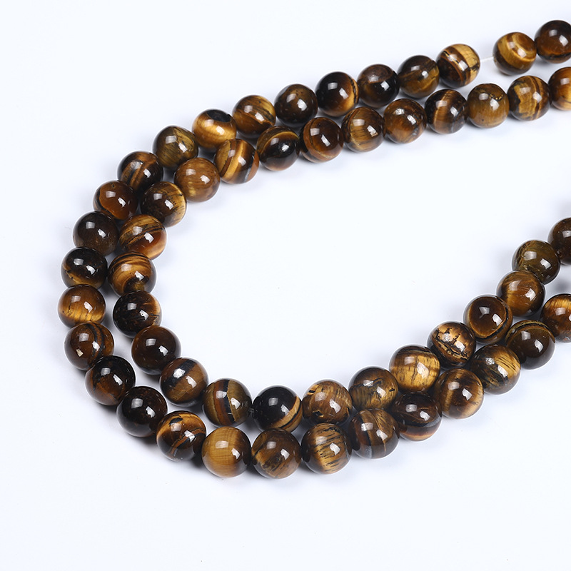 Ab+yellow tiger eye 12mm/31pcs