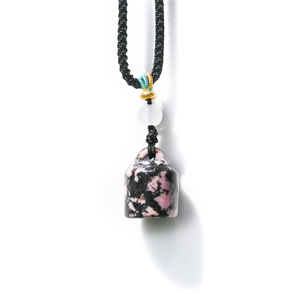 2:Black line rhodonite