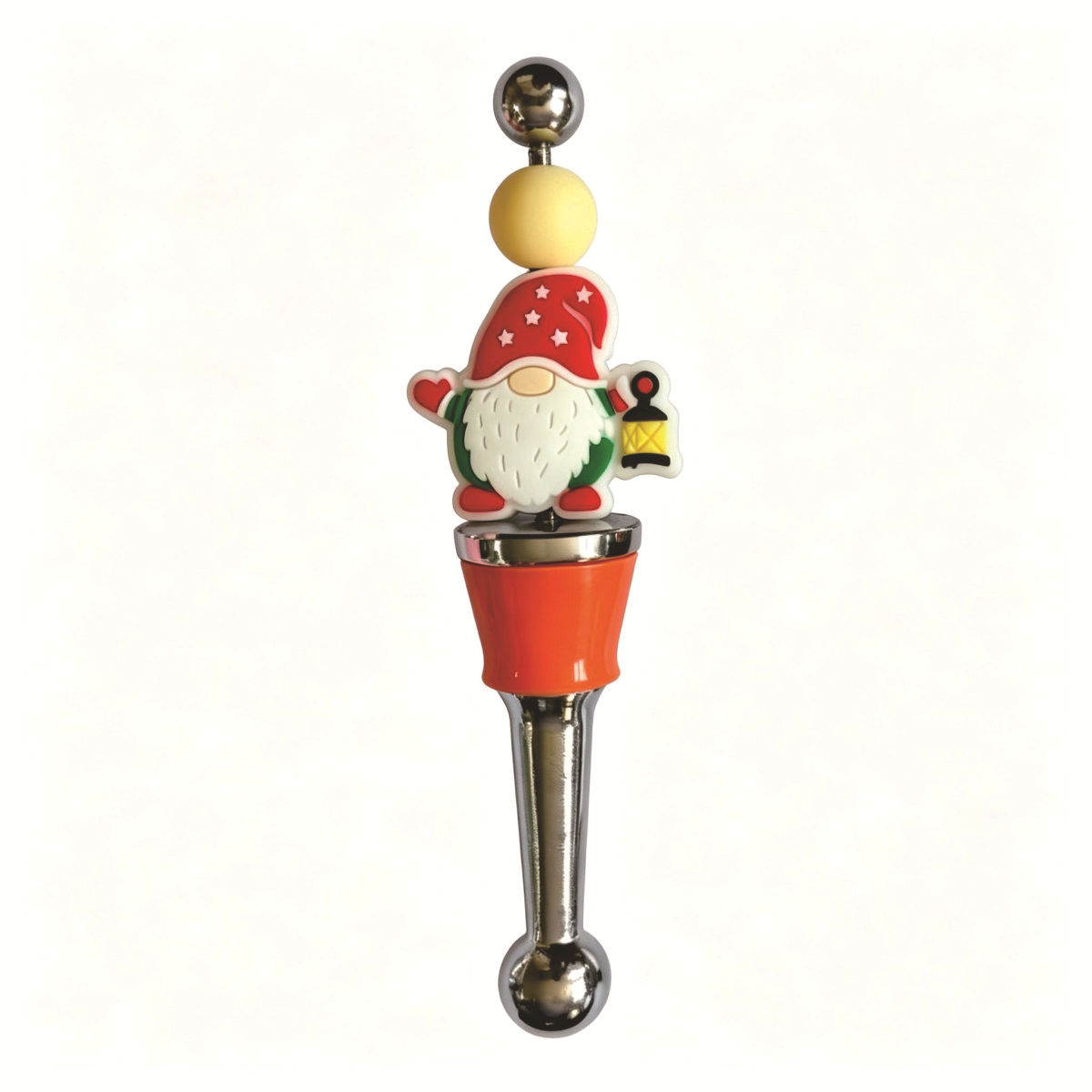 3:Orange leather ring wine stopper