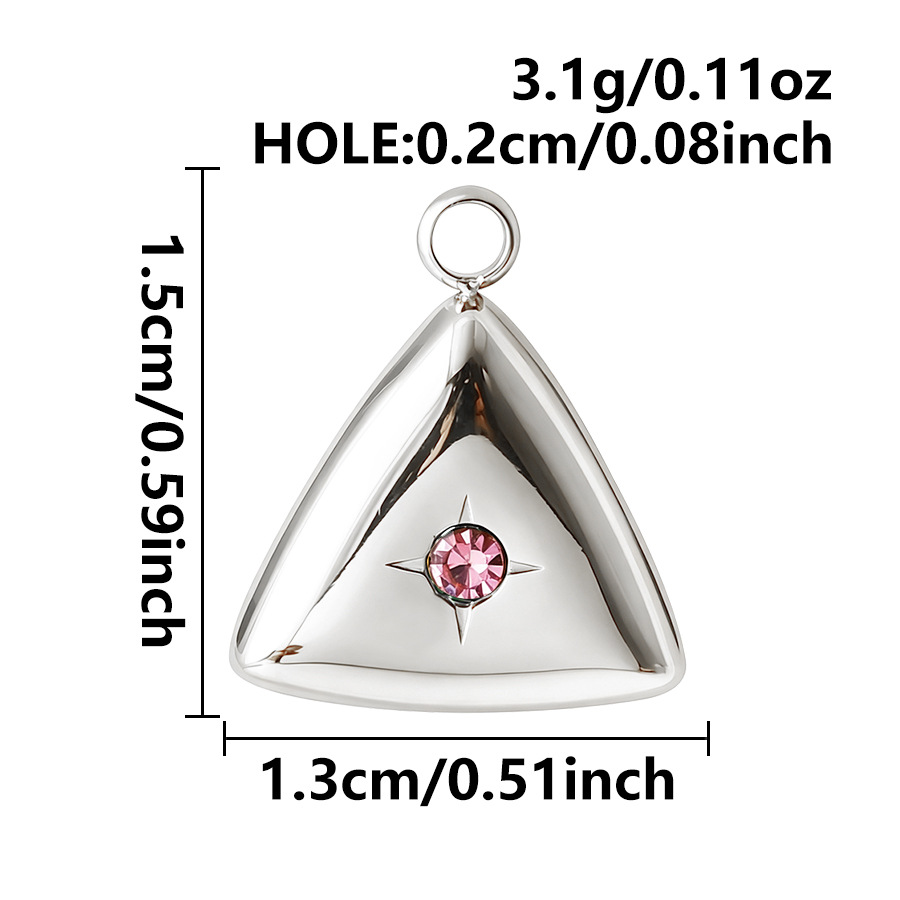 B163-S-Pink Triangle