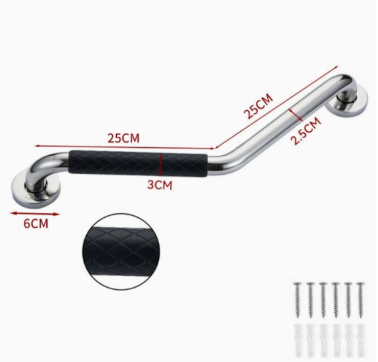 304 small angle (black silicone anti-slip)